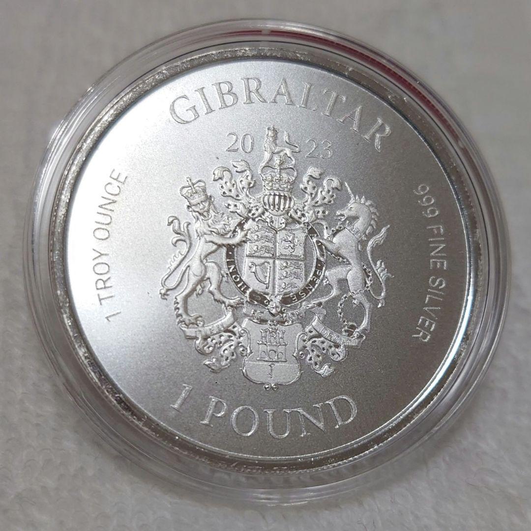 2023年 ジブラルタル 「正義の女神」１オンス銀貨