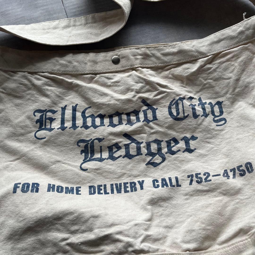 60s 70s ニュースペーパーバッグ オールドイングリッシュ ヴィンテージ