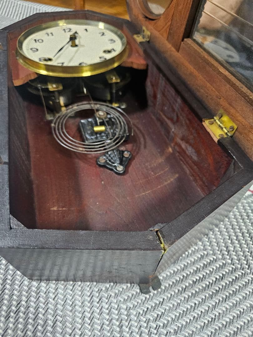 アンティーク　振り子時計　ゼンマイ式