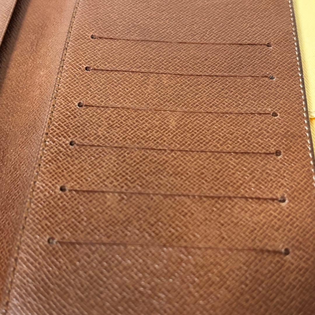 ルイヴィトン モノグラム ポルトカルトクレディ円 長財布 イニシャル無し