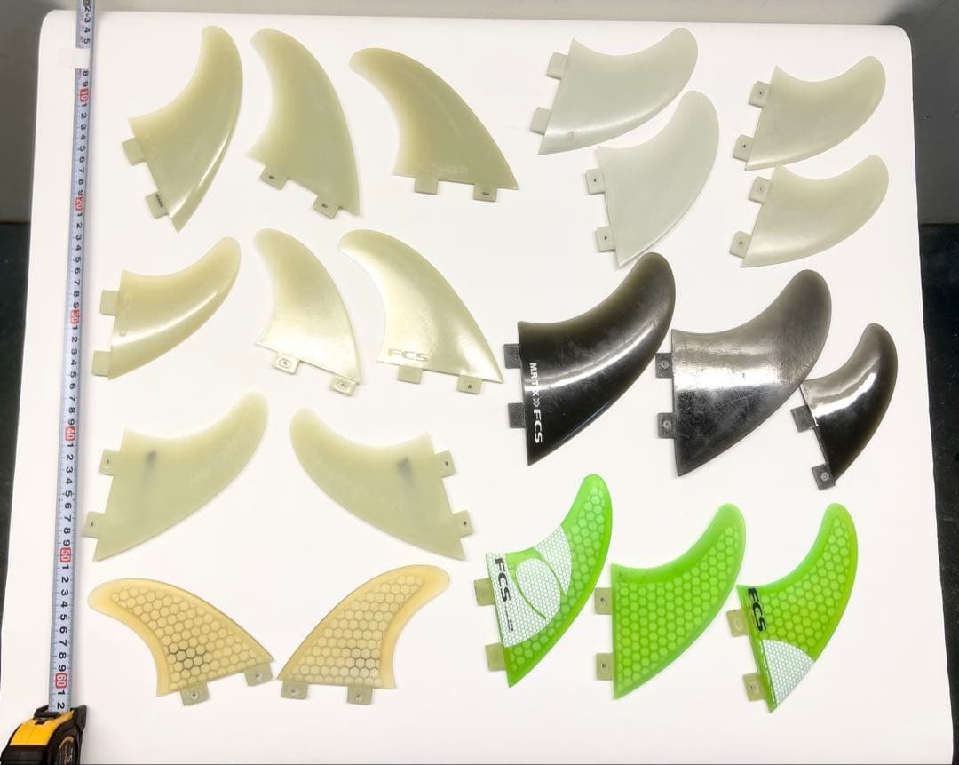 サーフボードフィン7セット(おまけ付き)