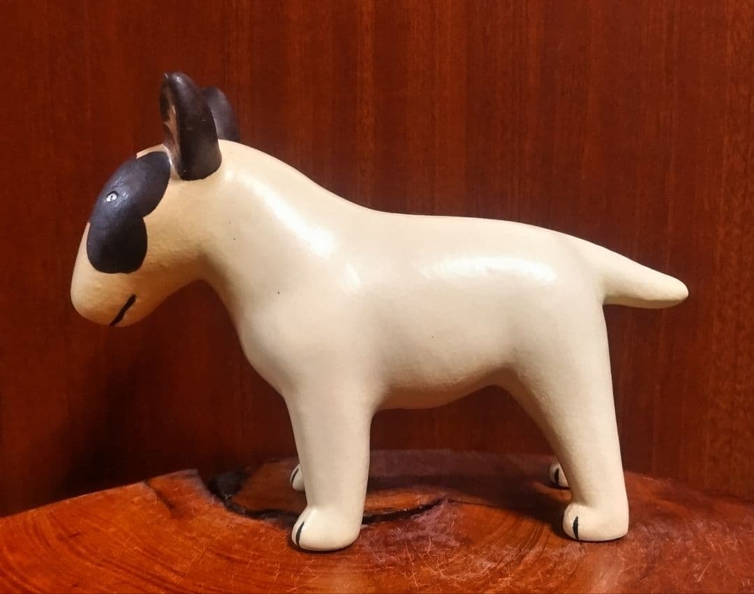 リサラーソン ケンネルブルテリア 左目ブチ ＆ マイキーガチャ