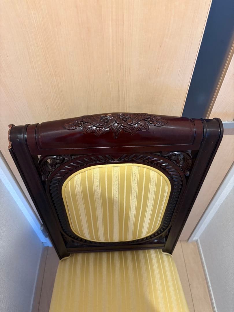 ダイニングチェア アンティーク調　ロココ　ドレッサー