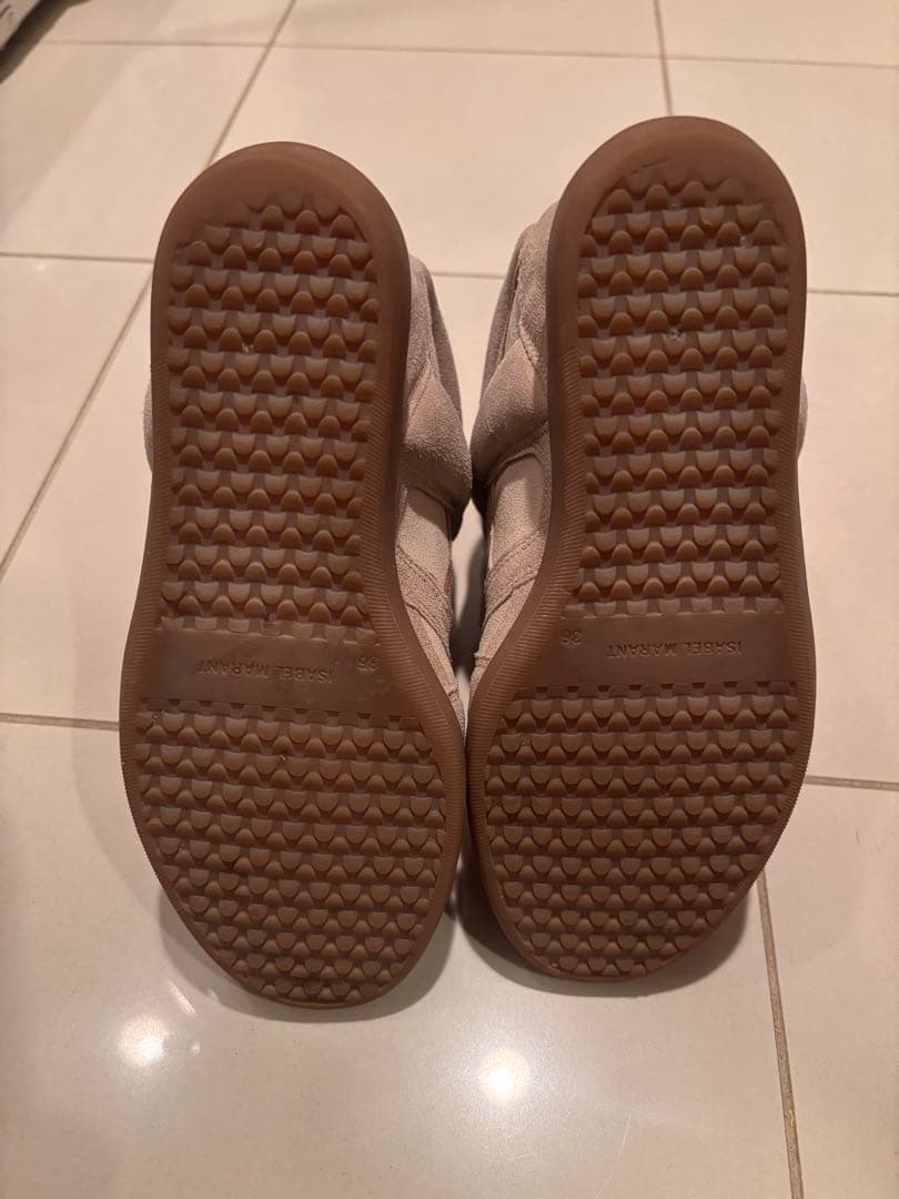 イザベルマラン ベケット スウェード レザー ハイカット スニーカー