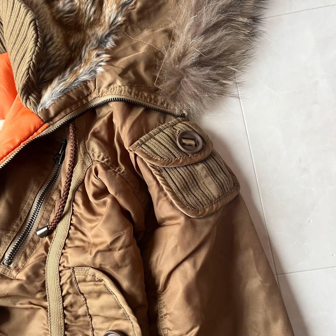 美品✨AVIREX N-2Bフライトジャケット 短尺 ファー脱着可 S Y2K