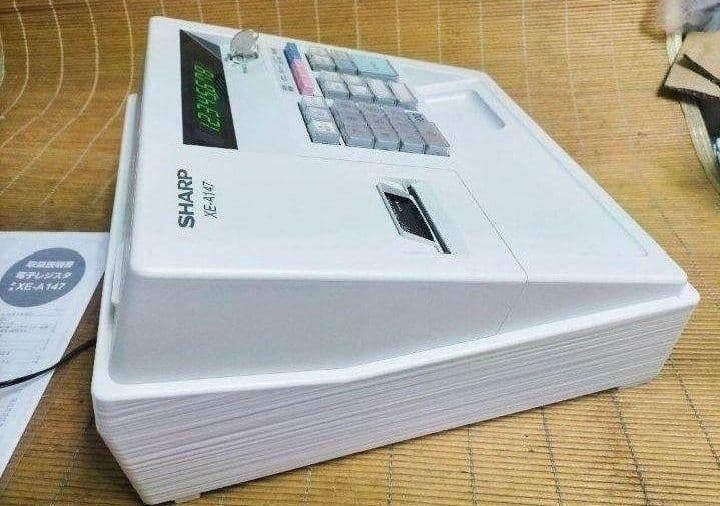 シャープレジスター　XE-A147　PC連携売上管理フル設定無料　600061