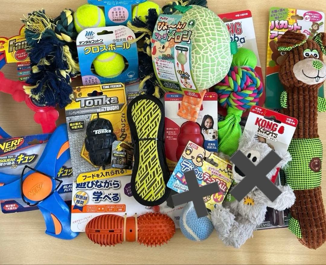 犬のおもちゃ　中型犬　デンタルトイ　KONG Tonka フリスビー　ペティオ