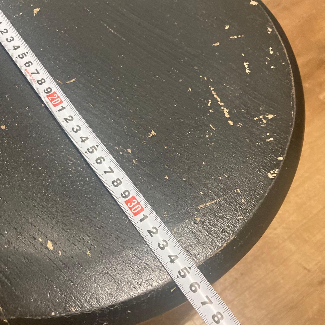 サラグレース 黒いスクリュー式スツール