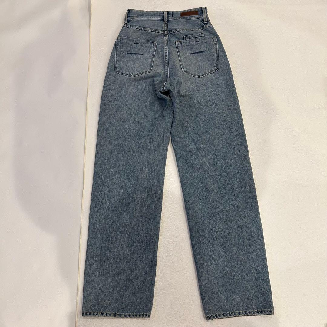 美品✨ヤヌークTrick Denim ボーイズストレート　LEA デニム　22