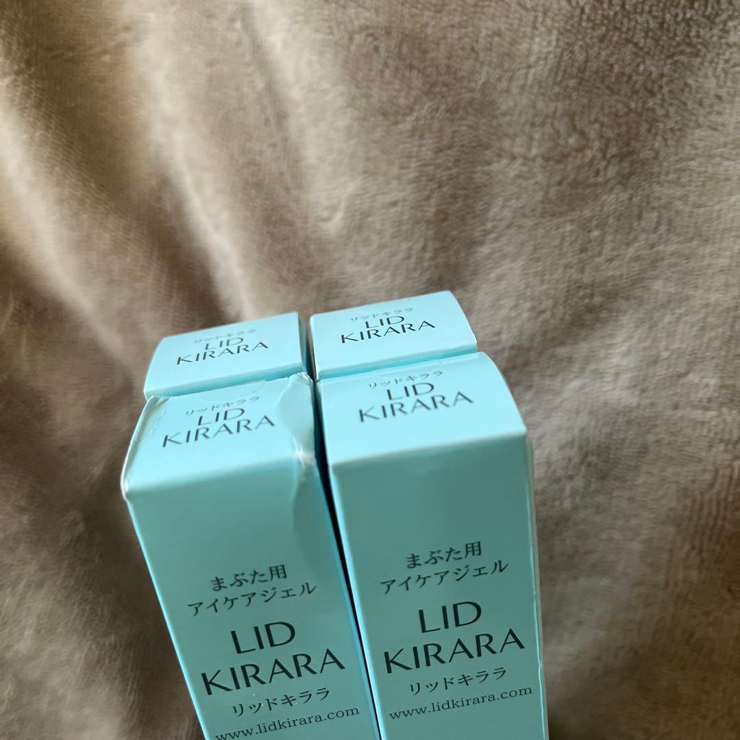 まぶた用アイケアジェル　リッドキララ　４本セット　箱にダメージあり