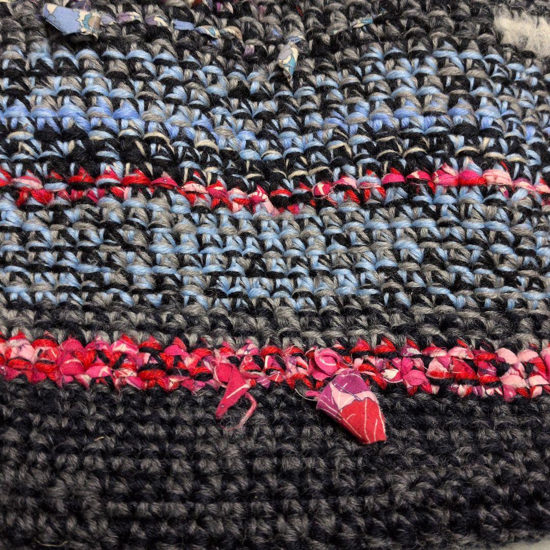 き*げ様 ダニエラ・グレジス　裂き編み　トートバッグ　羊毛100％ イタリア　U