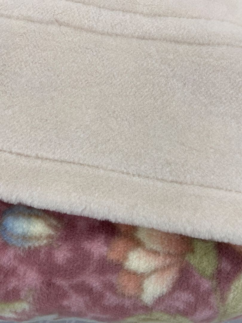【B格品】ムートン調　日本製2枚合わせアクリル毛布・シングル１４０×２００㎝