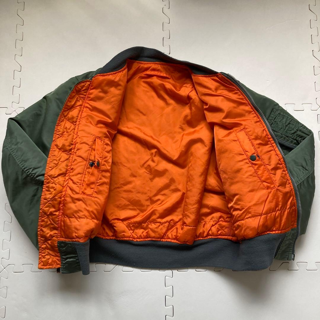 ALPHA　アルファ　MA-1　フライトジャケット　アメリカ製　USA　80s