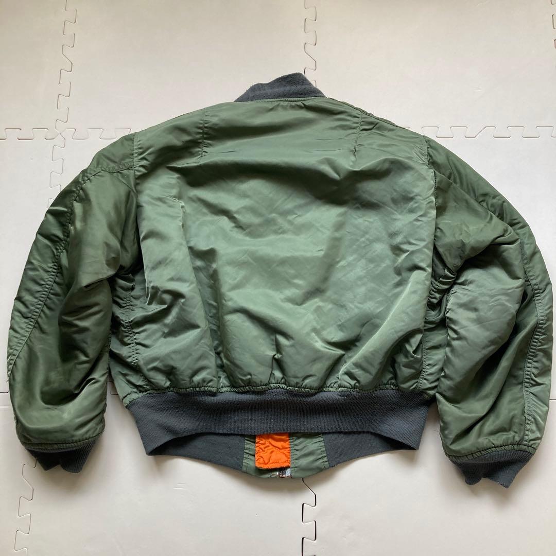 ALPHA　アルファ　MA-1　フライトジャケット　アメリカ製　USA　80s