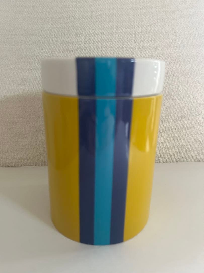 Jonathan Adler ストライプキャニスター 小物入れ　新品未使用品