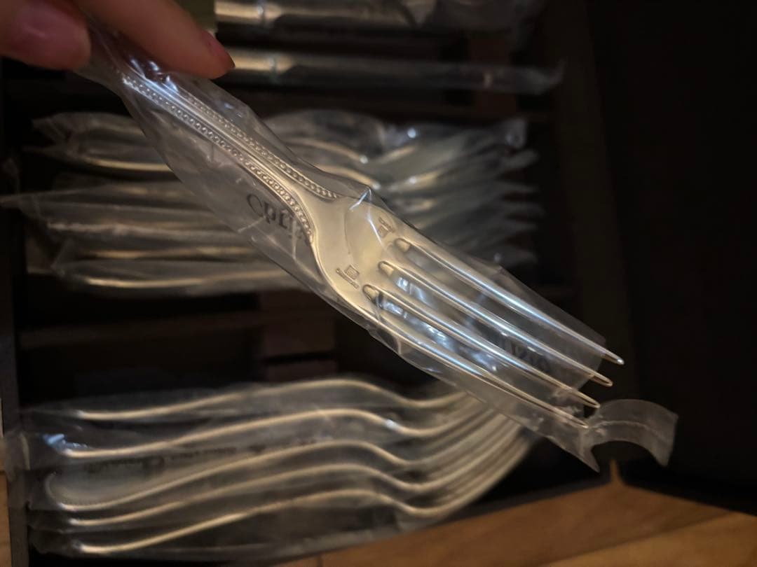 Christofle カトラリーセット フォークとナイフ各6本