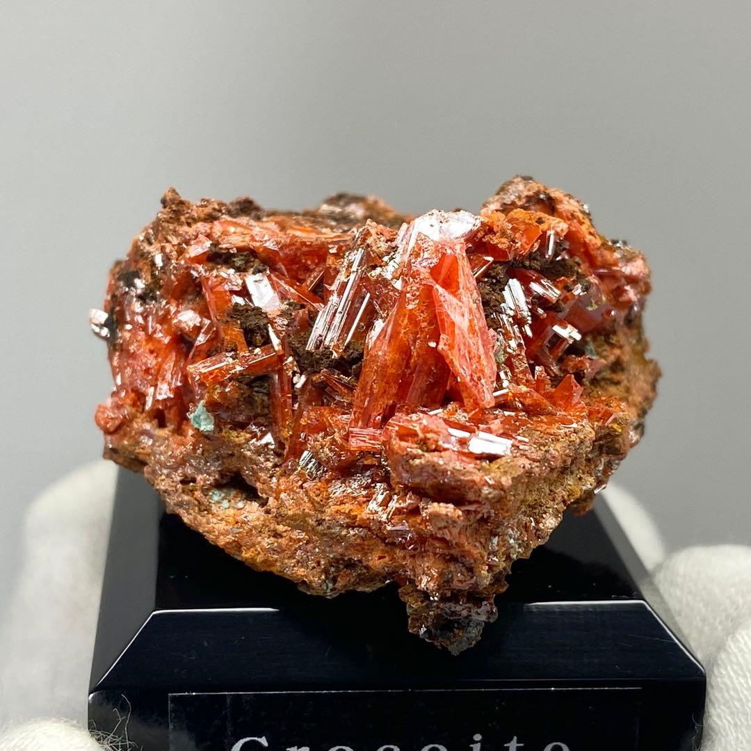 クロコアイト　紅鉛鉱　鉱物標本　原石　天然石　ストーン　タスマニア