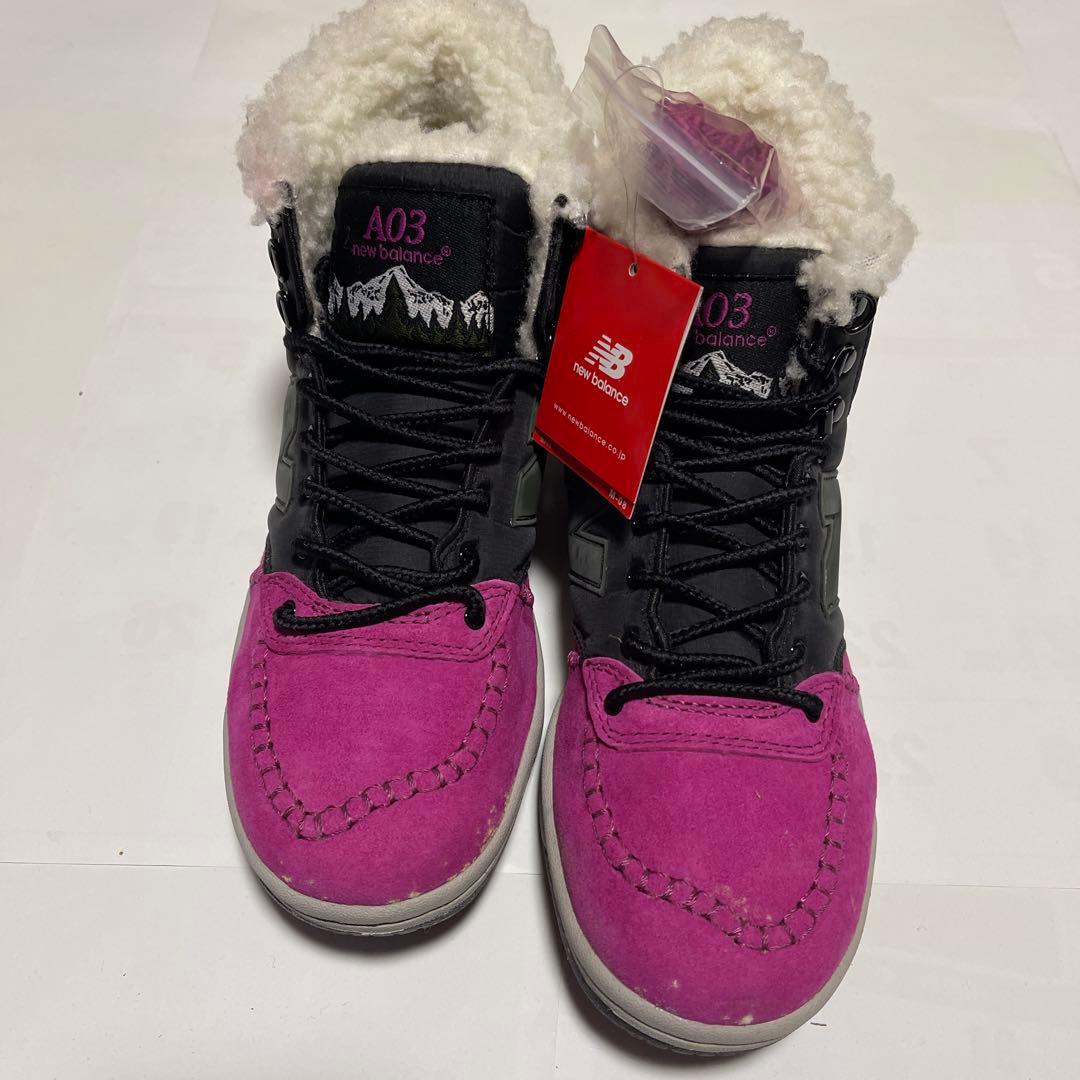 New Balance A03 BR ブーツ ブラック/ローズ 25cm