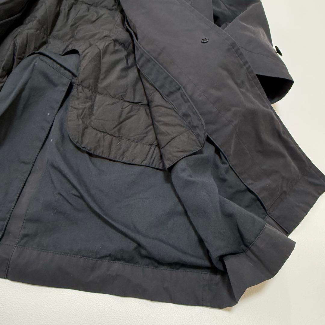 MHL. マーガレットハウエル ダウンライナー付 ステンカラーコート Aライン