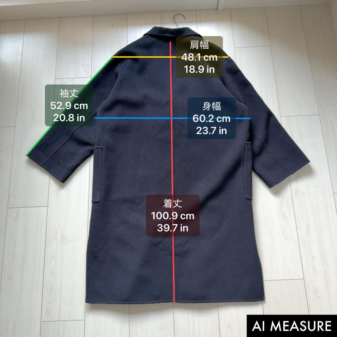 美品✨スローブイエナ　HAMILTONダブルフェイスウールロングコート　F