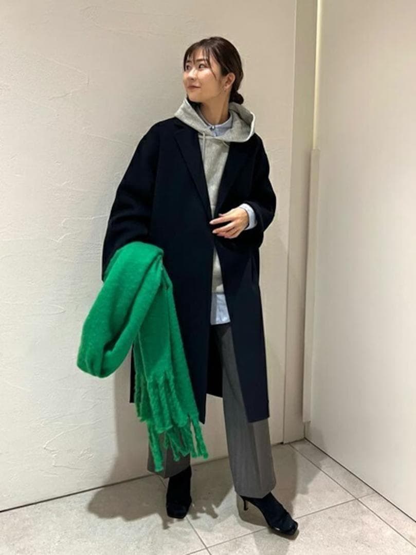 美品✨スローブイエナ　HAMILTONダブルフェイスウールロングコート　F