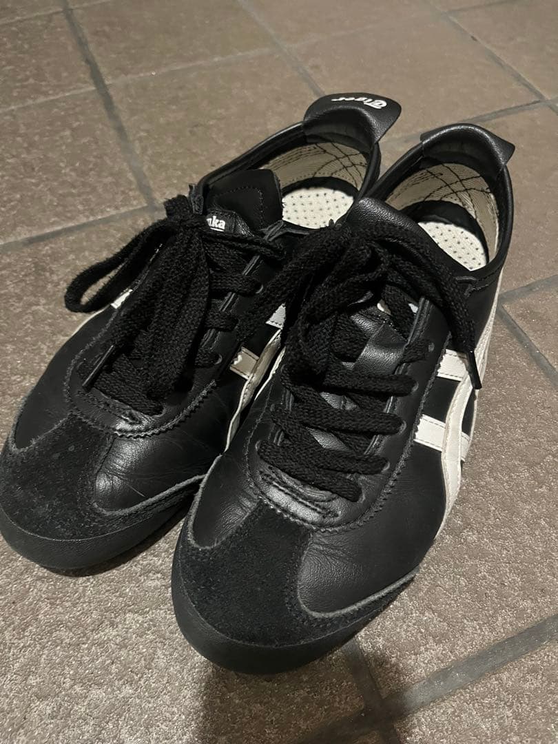 靴 MEXICO 66 BLACK/WHITE