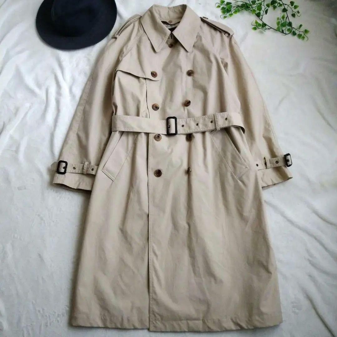 タケオキクチ ロング トレンチコート ダブル メンズ ライナー ベージュ M