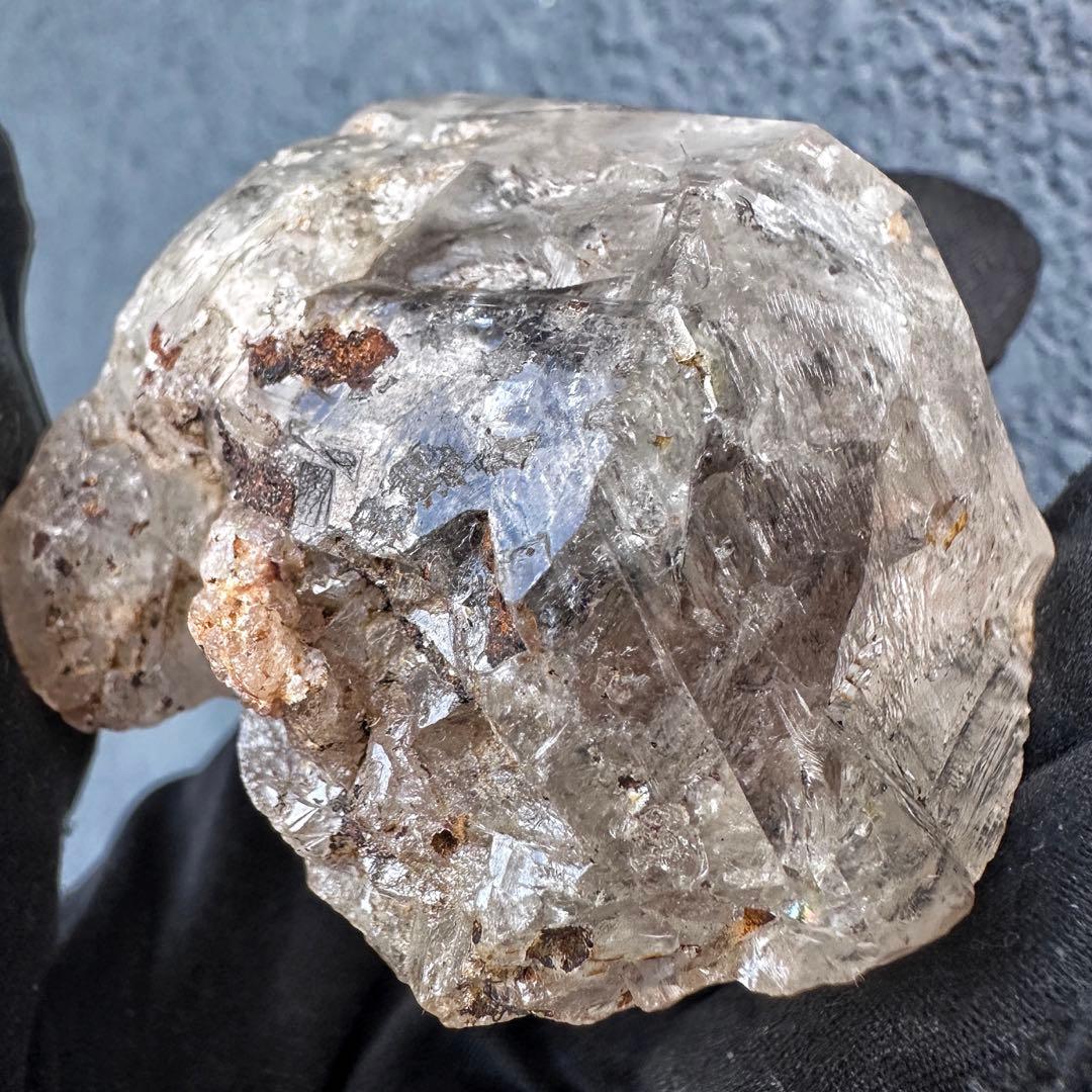 超高波動☆エネルギーの浄化❗️ハーキマー水晶レインボー☆パワーストーンA1527