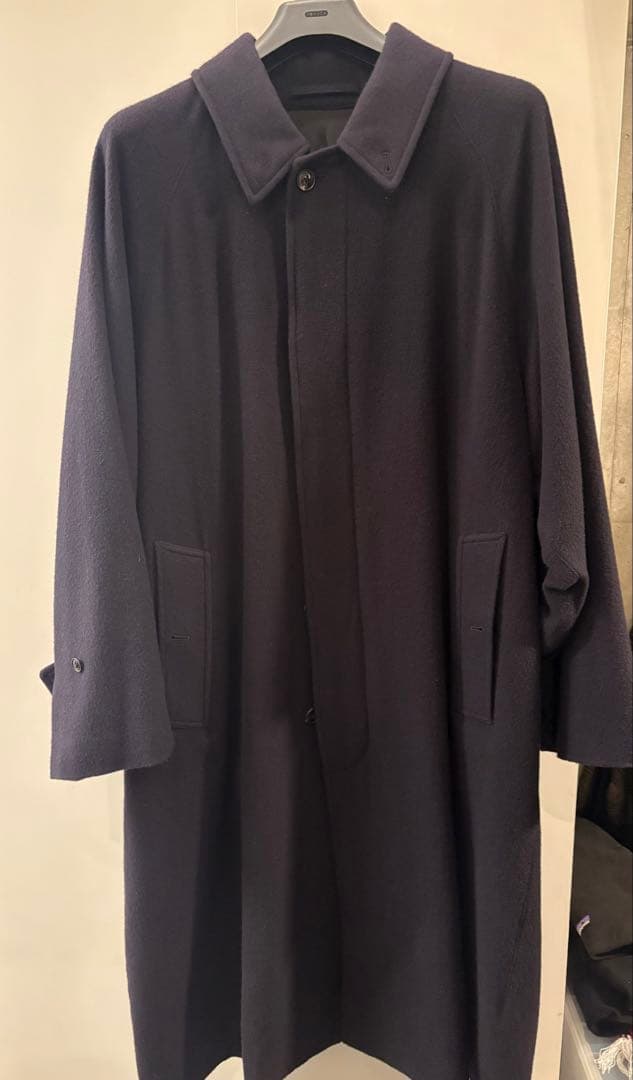 定価286000円 COMOLI 24AW カシミヤ バルカラーコート サイズ1