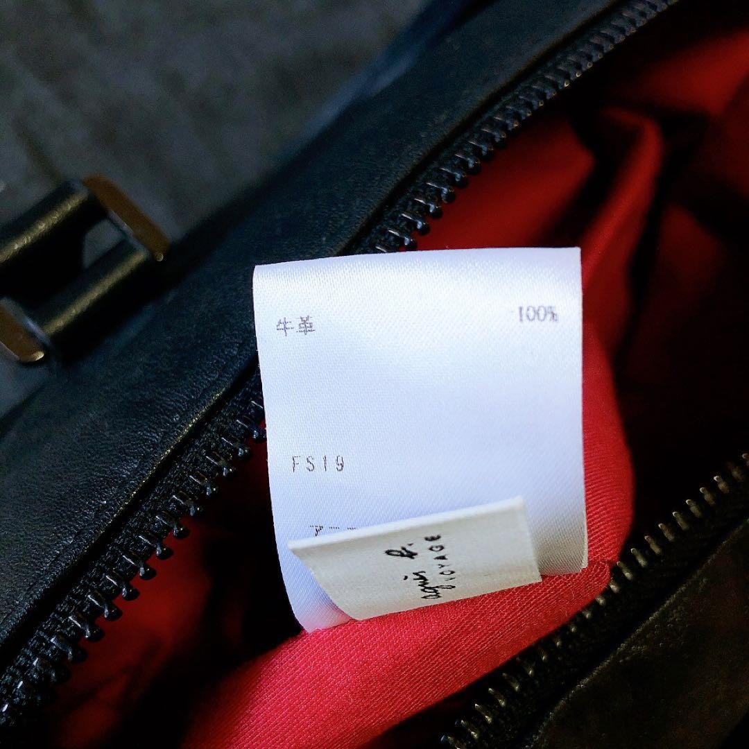 【美品】40周年記念 アニエスベーボヤージュ ボストンバッグ メッセージプリント