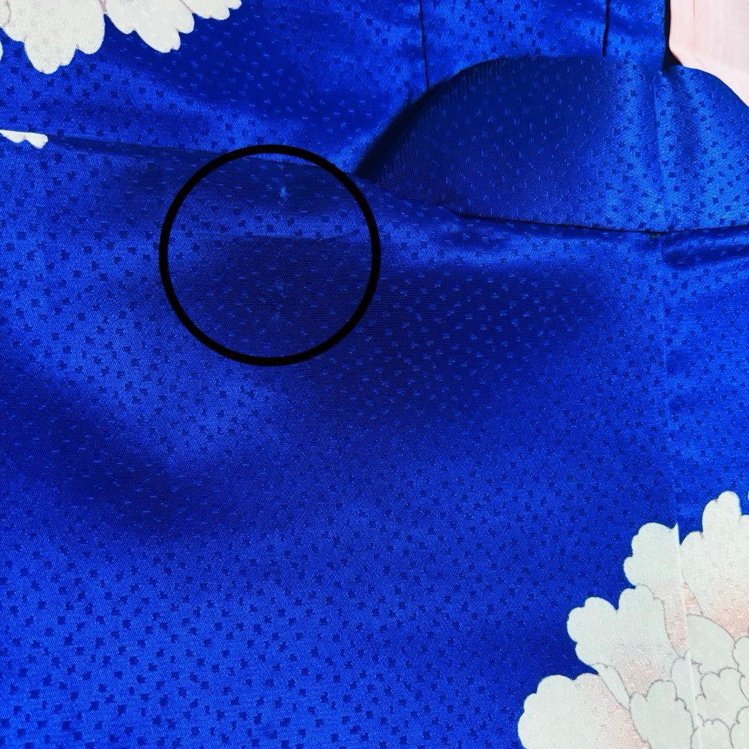 【女の子】 着物 襦袢 2点セット 草花模様 金駒刺繍入り 七五三 7歳