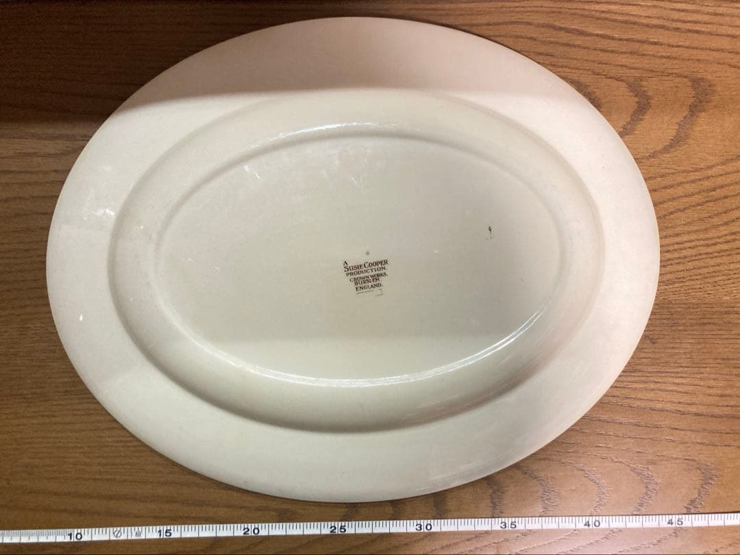 スージークーパー 花柄オーバル皿