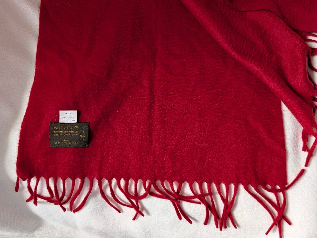 ルイヴィトン ロゴモチーフ カシミヤマフラー