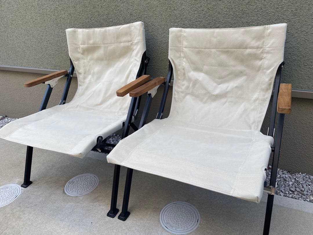  peak ローチェア ショート アイボリー