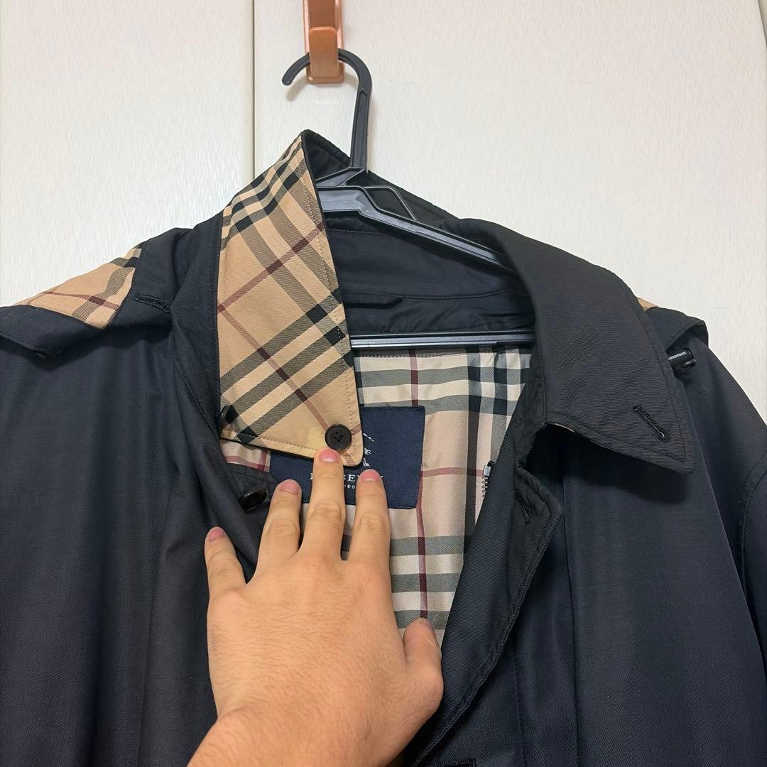 ダ*ー様 BURBERRY ステンカラーコート ブラック