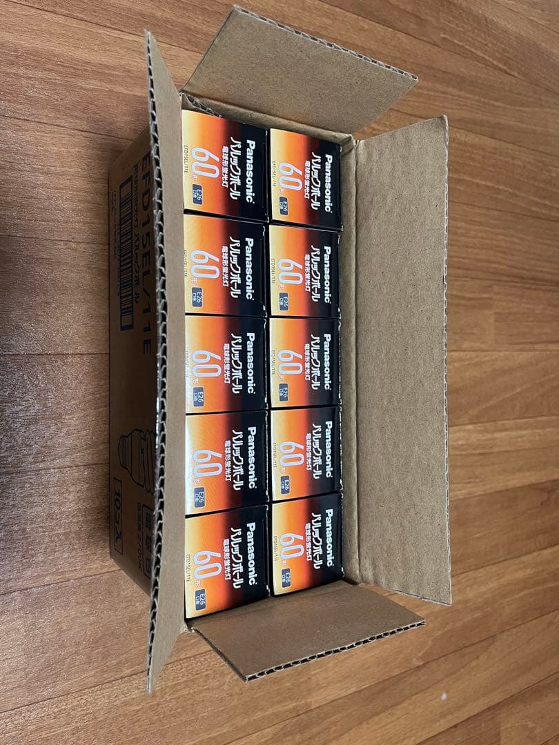 【生産終了品】Panasonic EFD15EL/11E 10個入り 電球