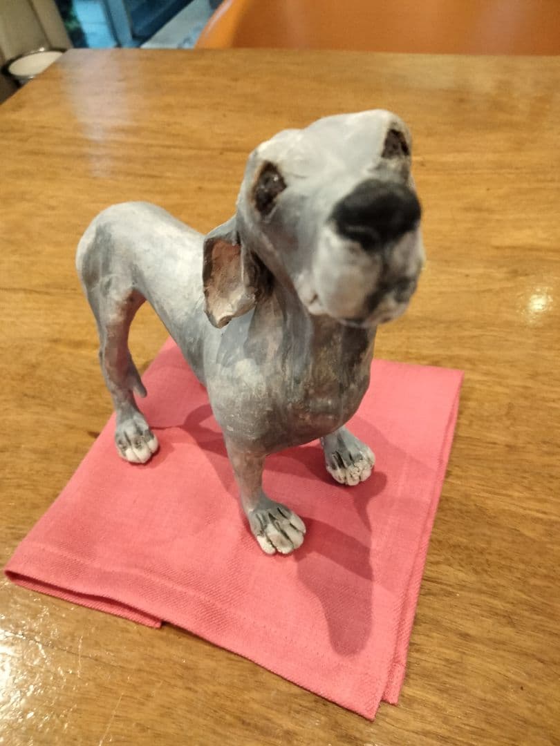 ウィペット　置物　Christina Cummings  イギリス製