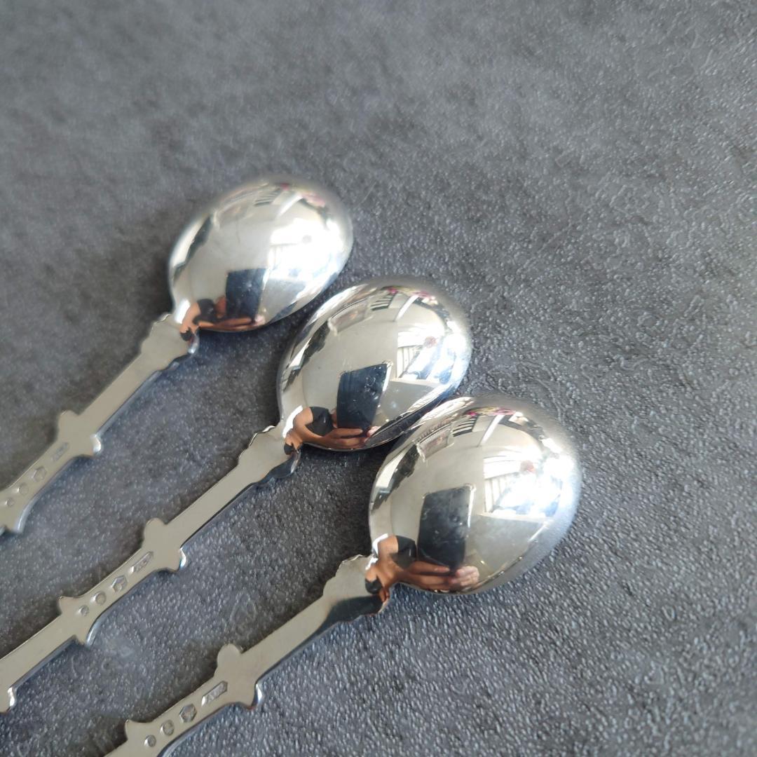 希少 美品 オランダ製 835シルバー スプーン 3点