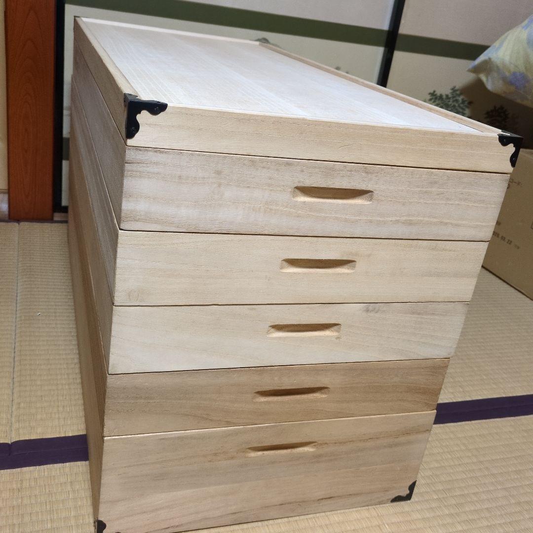 桐箱 着物用 大小5箱　衣装ケース