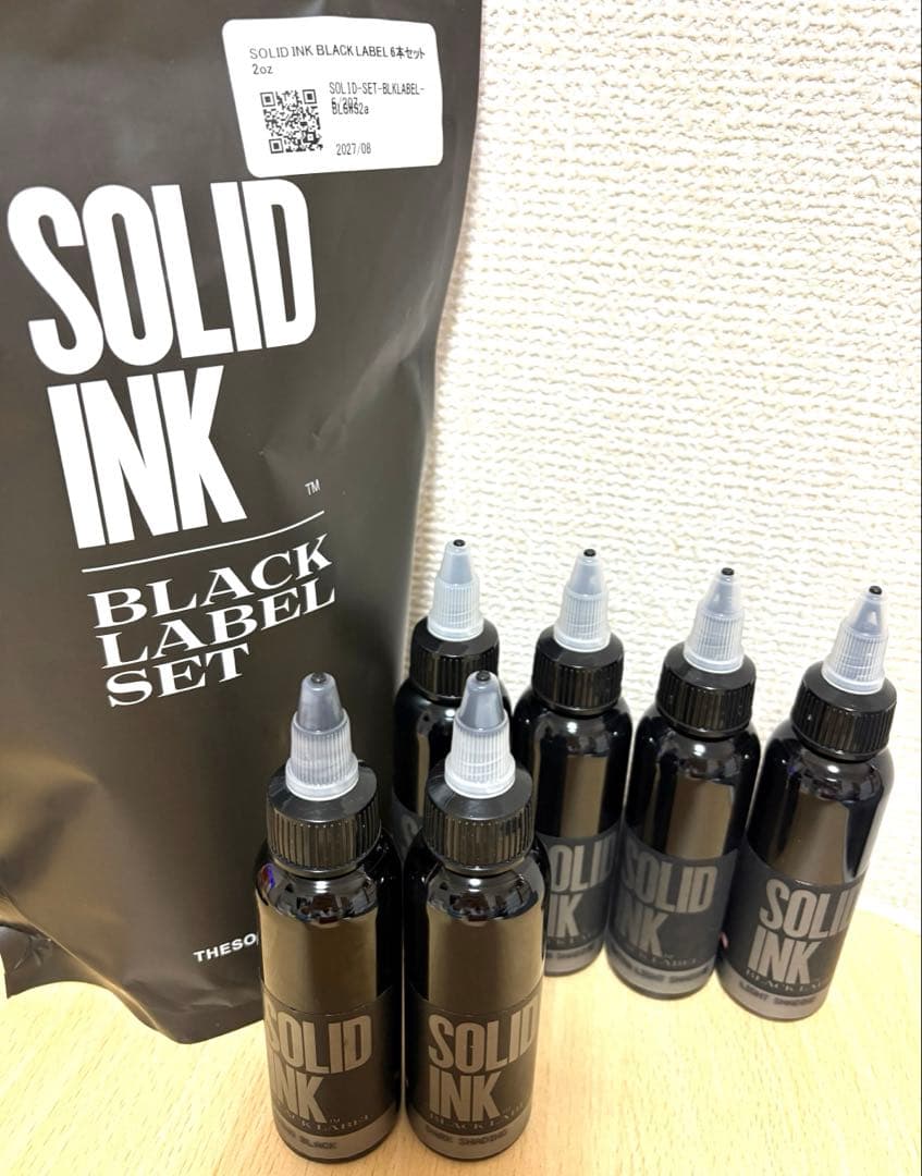 SOLID INK｜BLACK LABEL 6本セット