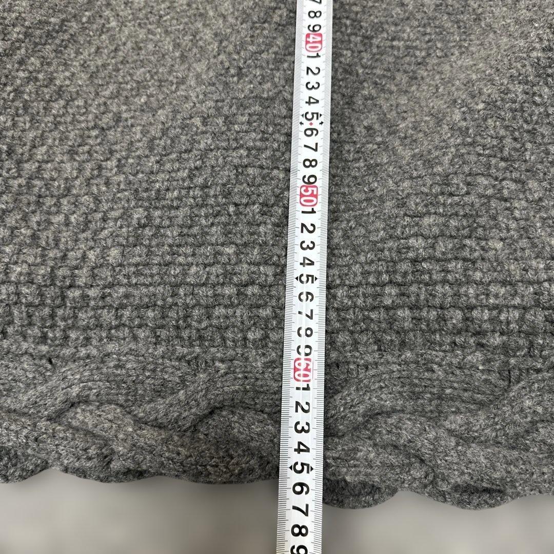 ヘルノグレー ケーブル編み ハイネックニットベストダウン