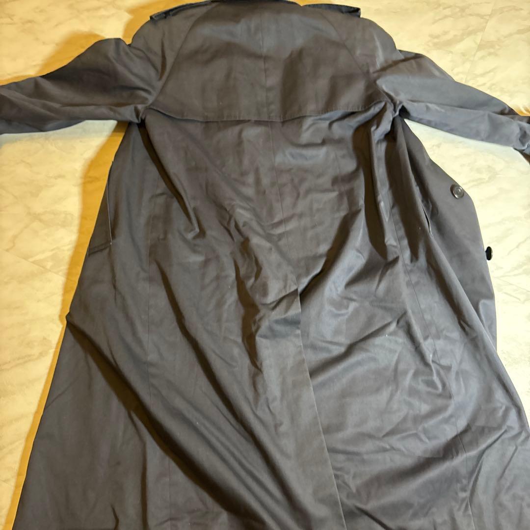 【美品】80s アクアスキュータム トレンチコート vintage 古着　紺