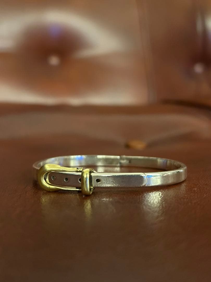 アクセサリー VINTAGE Mexican belt bangle silver925