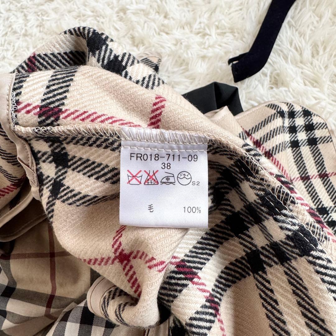 美品　バーバリーロンドン　トレンチコート　ライナー　ノバチェック　ブラック　M