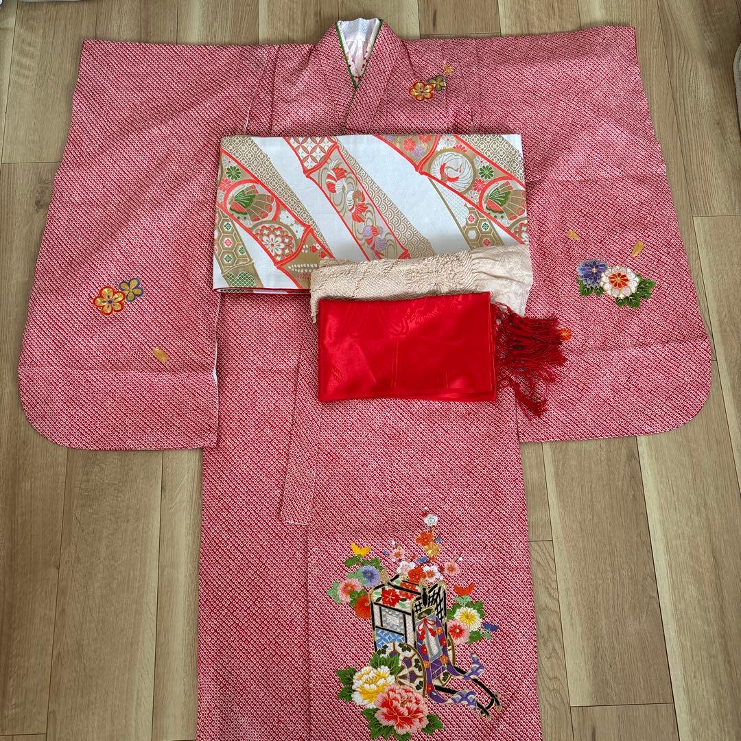 【専用】七五三 ７歳　着物　総絞り