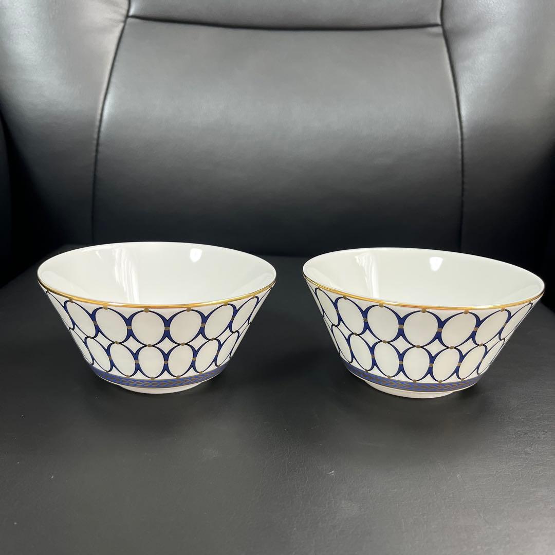 ［新品］ ルネッサンスゴールド(ブルー) ボウルセット
