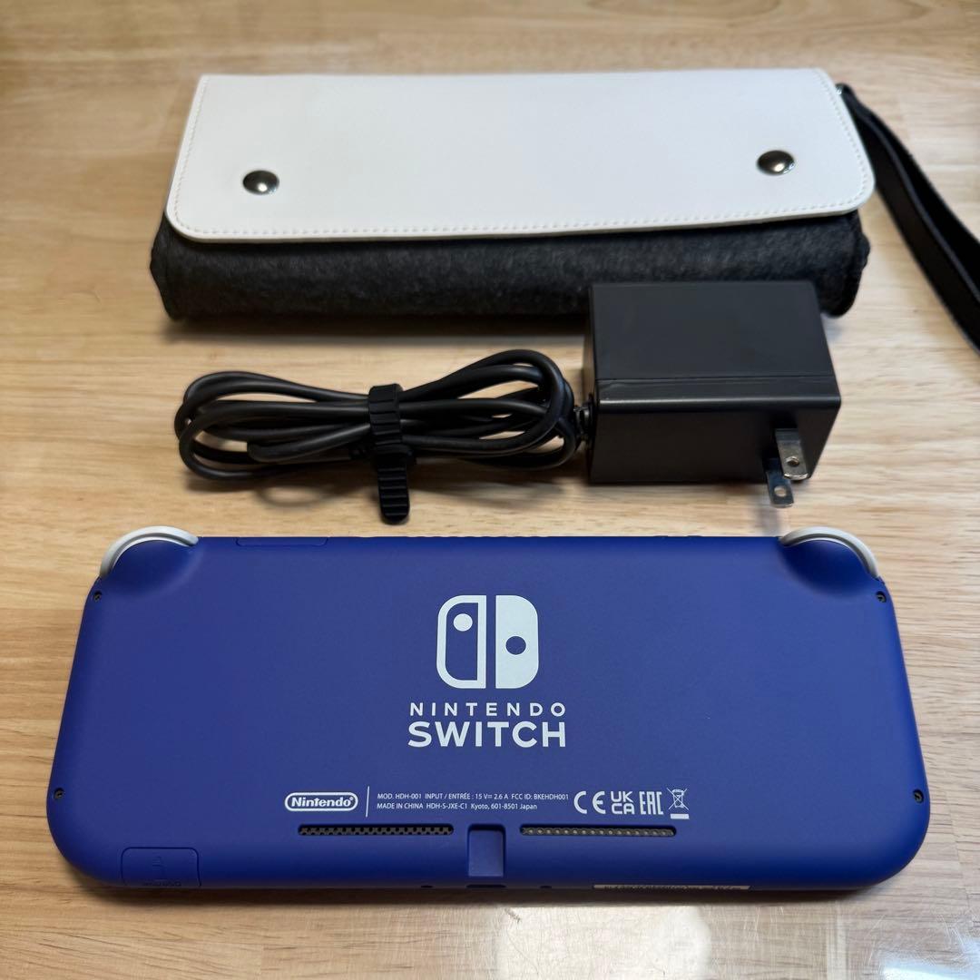 G*a様 Nintendo Switch Lite ブルー 本体 充電器付き