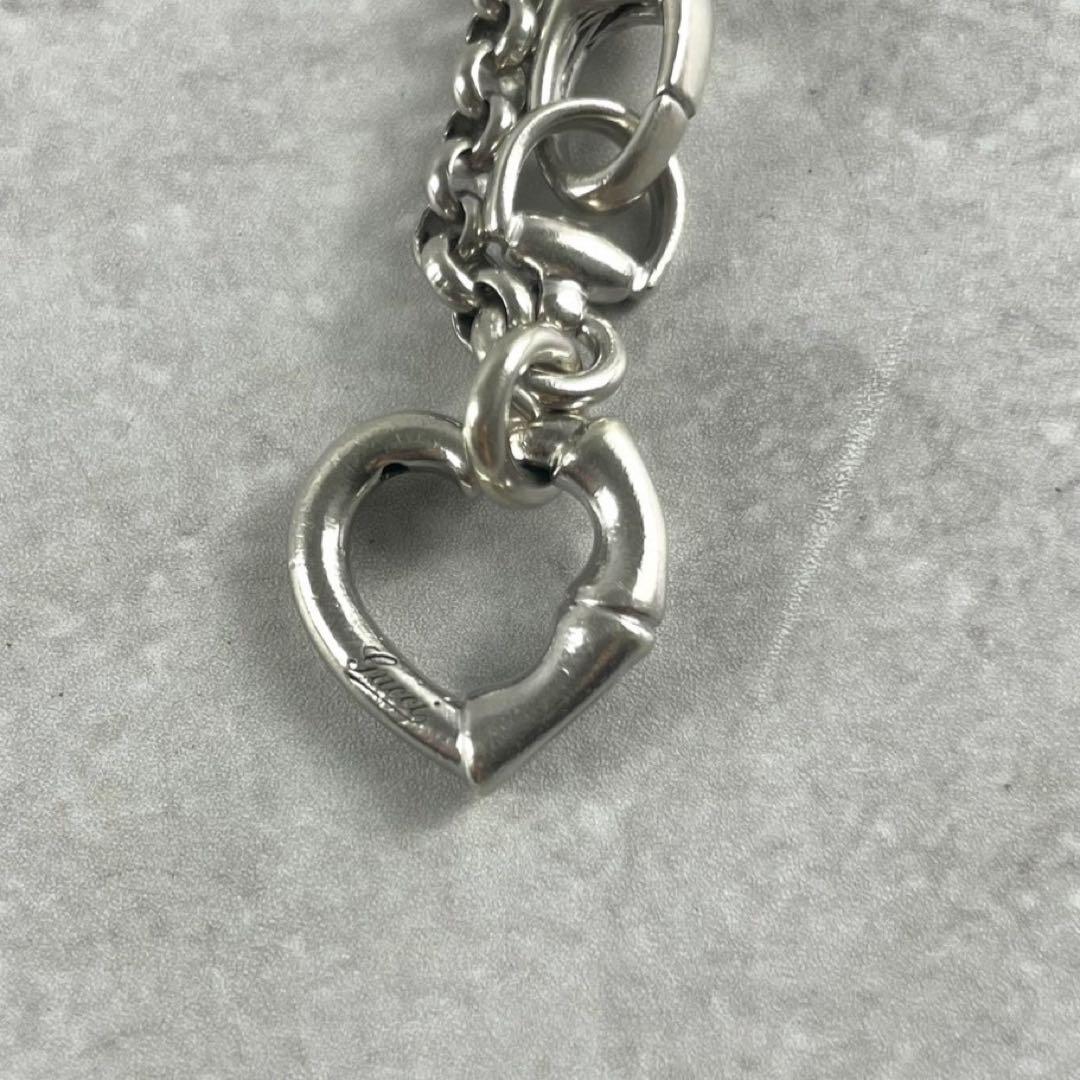 GUCCI グッチ ブレスレット ハート バンブー 925 箱 保存袋付