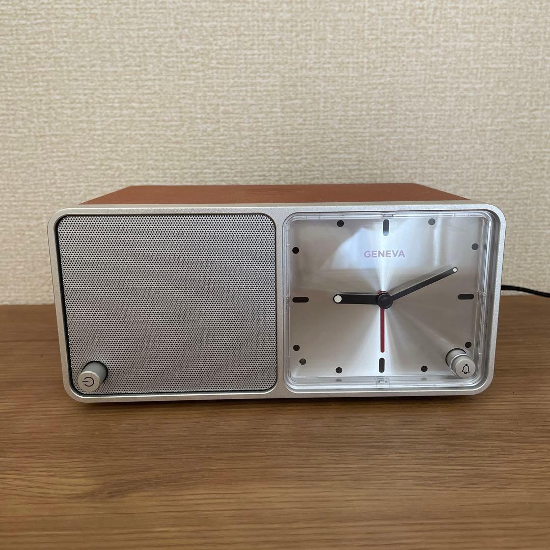 【値下げ不可】geneva time スピーカー　ワイヤレス充電
