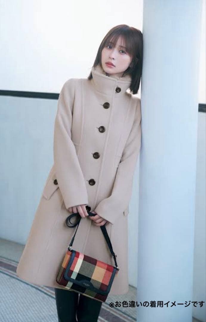 ブルーレーベルクレストブリッジ　2way ロングコート 長濱ねる